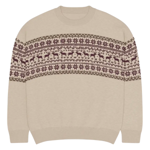 Knitted Crew Neck Sweater - Cozy Holiday Essential - Dipaliz - m - Sweaters