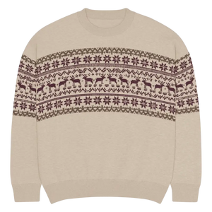 Knitted Crew Neck Sweater - Cozy Holiday Essential - Dipaliz - s - Sweaters