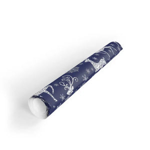 Deep Navy Wrapping Paper Satin Glow Fully Recyclable - Dipaliz