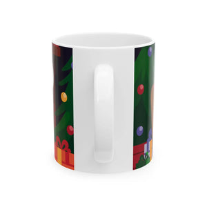 Jolly Santa Claus Christmas Ceramic Mug - Festive Holiday - Dipaliz - Mugs