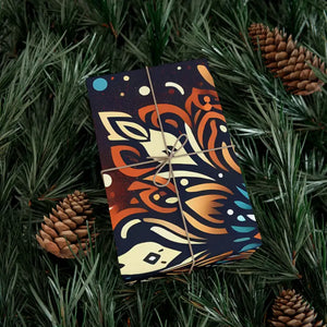 Festive Gift Wrap - Holiday Celebration Style - Dipaliz - Wrapping Paper