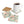 Snowflake Corkwood Coaster Set – Festive Christmas - Dipaliz - Coasters