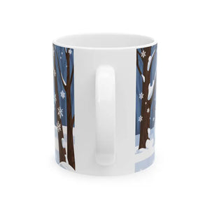 Festive Christmas Snowman Ceramic Mug - Holiday Joy - Dipaliz - Mugs