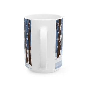 Festive Christmas Snowman Ceramic Mug - Holiday Joy - Dipaliz - Mugs