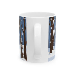 Festive Snowman Ceramic Mug - Holiday Christmas - Dipaliz - Mugs
