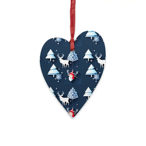 Christmas Snowman Wooden Ornaments – Solid Wood - Dipaliz - Holiday