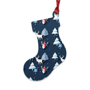Christmas Snowman Wooden Ornaments – Solid Wood - Dipaliz - Holiday