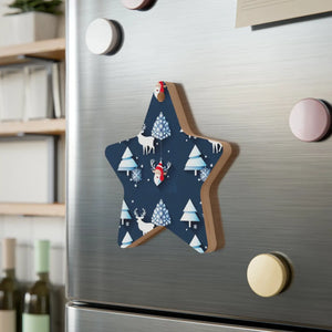 Christmas Snowman Wooden Ornaments – Solid Wood - Dipaliz - Holiday