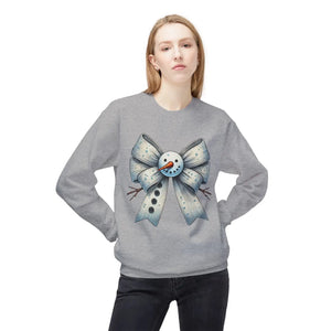 Cozy Midweight Softstyle Fleece Crewneck Snowman - Dipaliz - Sweatshirts