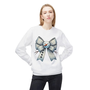 Cozy Midweight Softstyle Fleece Crewneck Snowman - Dipaliz - Sweatshirts