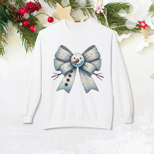 Cozy Midweight Softstyle Fleece Crewneck Snowman - Dipaliz - Sweatshirts