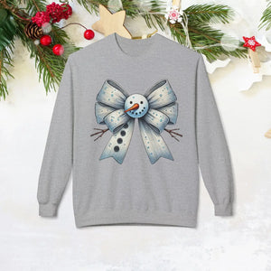 Cozy Midweight Softstyle Fleece Crewneck Snowman - Dipaliz - Sweatshirts
