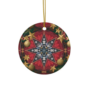 Christmas Star Ornaments – Durable Ceramic - Dipaliz - Holiday
