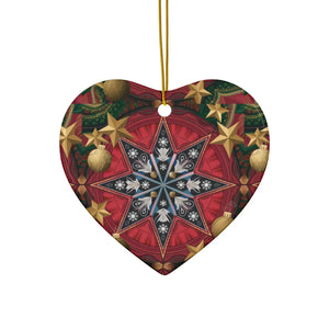 Christmas Star Ornaments – Durable Ceramic - Dipaliz - Holiday