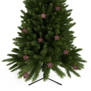 Christmas Star Ornaments – Durable Ceramic - Dipaliz - Holiday