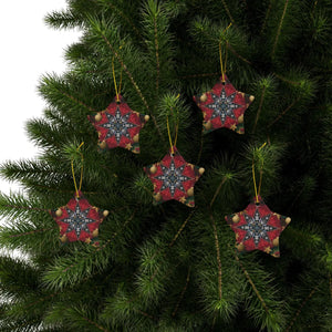 Christmas Star Ornaments – Durable Ceramic - Dipaliz - Holiday