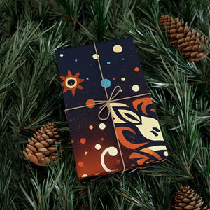 Festive Gift Wrap - Holiday Celebration Style - Dipaliz - 30’’ x 72’’ / Satin - Paper Products