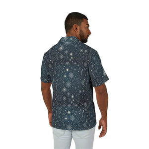 Festive Christmas Hawaiian Camp Shirt - Linen Style - Dipaliz - Shirts - Xs