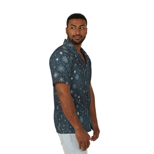Festive Christmas Hawaiian Camp Shirt - Linen Style - Dipaliz - Shirts - Xs