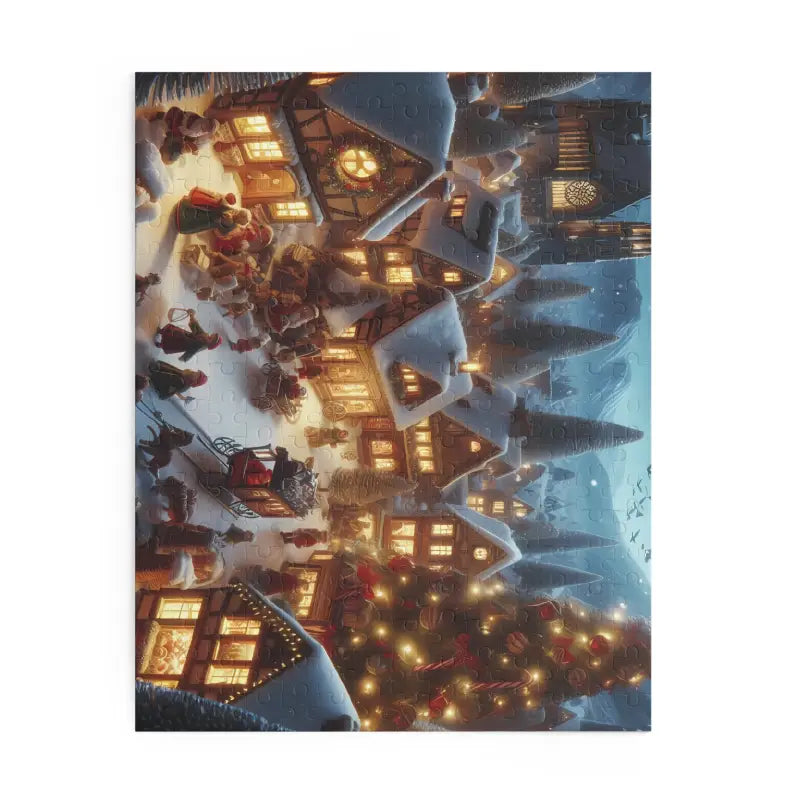 Christmas Town Puzzle: Festive Fun for Family & Friends - Puzzle