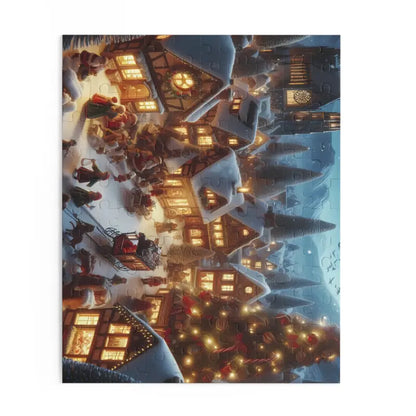 Christmas Town Puzzle: Festive Fun for Family & Friends - Puzzle