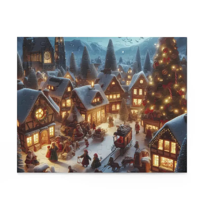 Christmas Town Puzzle: Festive Fun for Family & Friends - Puzzle