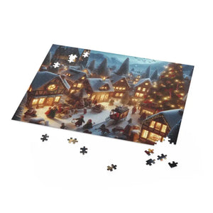 Christmas Town Festive Season Jigsaw Puzzle Collection - Dipaliz - Puzzles