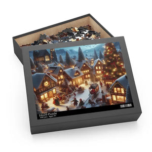 Christmas Town Festive Season Jigsaw Puzzle Collection - Dipaliz - Puzzles