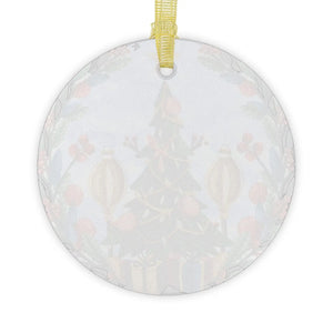 Clear Glass Ornaments – Christmas Tree 3.5in - Dipaliz - Holiday