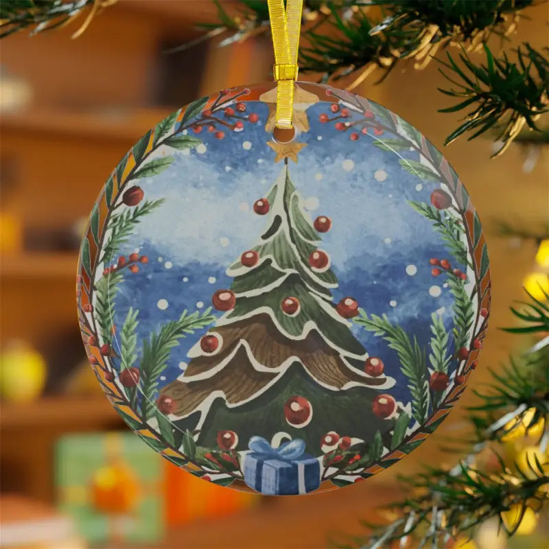 Dazzling Glass Christmas Ornaments for Every Tree - 5 Pcs / Round / one Size Home Decor