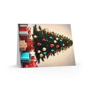 Premium Christmas Tree Greeting Cards - White Envelopes - Dipaliz - Card Organizers