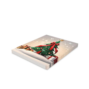 Stylish Christmas Tree Greeting Cards - White Envelopes - Dipaliz - & Note