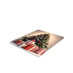 Chic Christmas Tree Greeting Cards - Message Inside - Dipaliz - & Note
