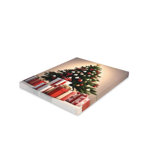 Chic Christmas Tree Greeting Cards - Message Inside - Dipaliz - & Note