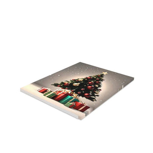 Matte Christmas Tree Greeting Cards - White Envelopes - Dipaliz - & Note