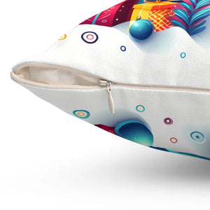 Spun Polyester Pillow – Holiday Decor - Dipaliz - Throw Pillows