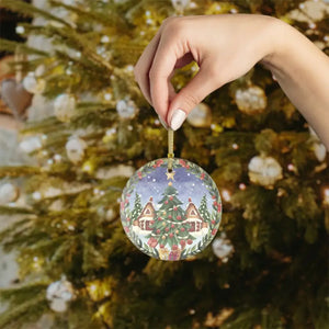 Clear Glass Ornaments - Sparkling Christmas Tree Decor - Dipaliz - 1 Pc / Round / one Size - Holiday
