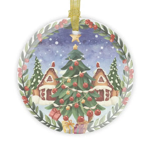 Clear Glass Ornaments - Sparkling Christmas Tree Decor - Dipaliz - 25 Pcs / Round / one Size - Holiday