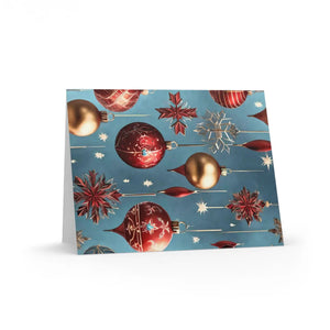 Elegant Christmas Tree Greeting Cards - Merry - Dipaliz - & Note