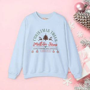 Mistletoe Farms Heavy Blend Crewneck Sweatshirt - Dipaliz - s / Light Blue - Sweatshirts
