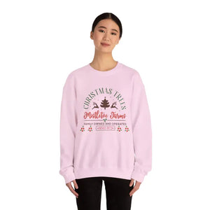 Mistletoe Farms Heavy Blend Crewneck Sweatshirt - Dipaliz - Sweatshirts