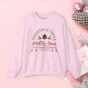Mistletoe Farms Heavy Blend Crewneck Sweatshirt - Dipaliz - s / Light Pink - Sweatshirts