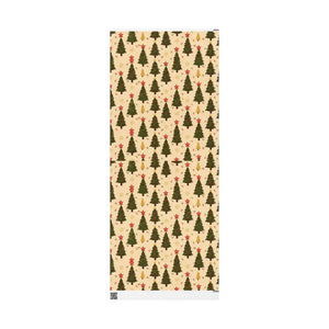 Gsm Fine Art Wrapping Paper Evergreen Silhouettes Cream - Dipaliz - 30’’ x 72’’ / Matte