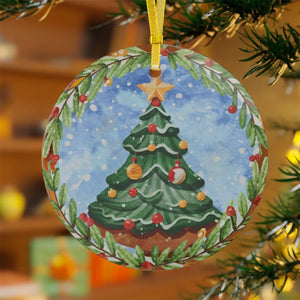 Radiant Glass Ornaments – Clear Christmas Tree - Dipaliz - Holiday