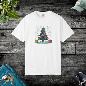 Festive Comfort Colors Christmas Tree Tee - Dipaliz - T-shirts - 4xl