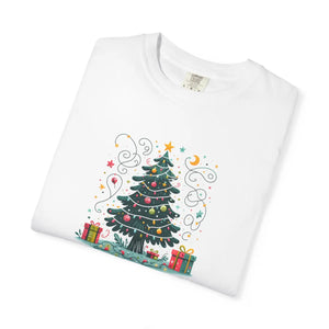 Festive Comfort Colors Christmas Tree Tee - Dipaliz - T-shirts - 4xl