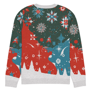 Cozy Festive Knitted Crew - Christmas Trees - Dipaliz - Sweaters