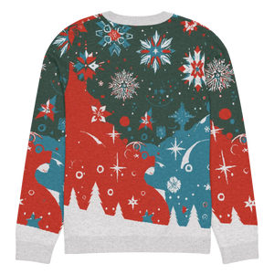 Cozy Festive Knitted Crew - Christmas Trees - Dipaliz - Sweaters