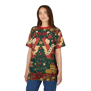 Joyful Christmas Vibe Cut & Sew Tee - Dipaliz - T-shirts