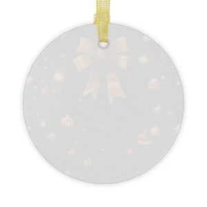Reindeer Glass Ornaments – Gold Ribbon - Dipaliz - Holiday
